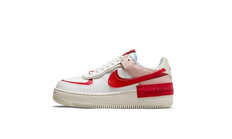 Air Force 1 Shadow White Gym Red