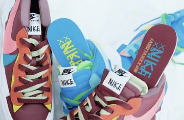 KAWS x Sacai x Nike Blazer Low Blue