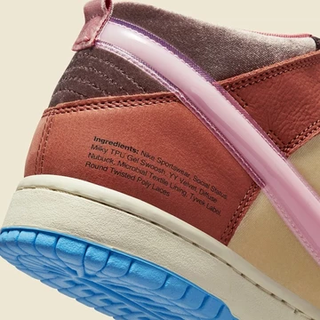 Social Status x Nike Dunk Mid Free Lunch Burnt Brown