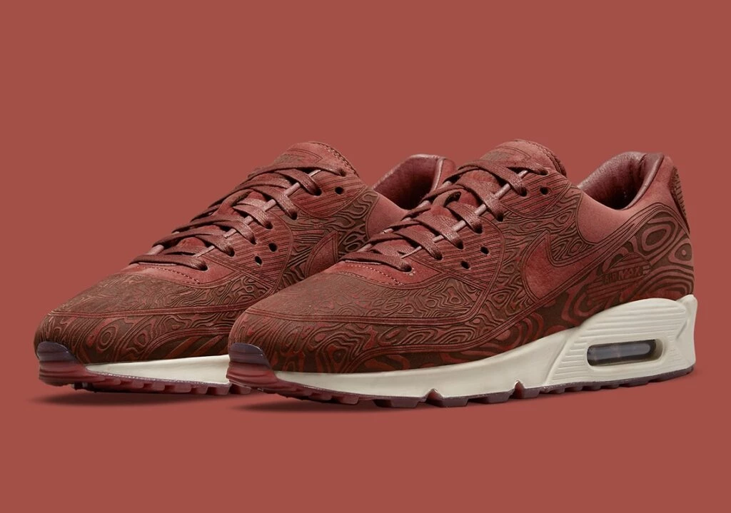 Air Max 90 Laser Woodgrain Mahogany DH4689 200 Dead Stock