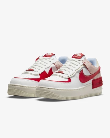 Air Force 1 Shadow White Gym Red