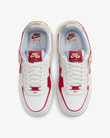 Air Force 1 Shadow White Gym Red