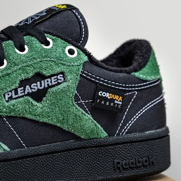 Pleasures x Reebok Club C Pine Green