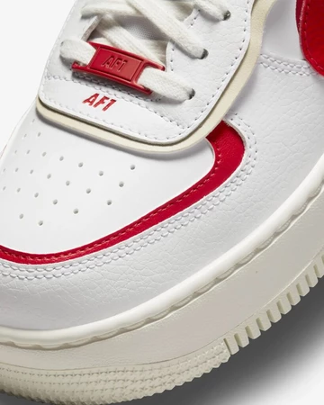 Air Force 1 Shadow White Gym Red