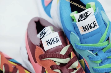 KAWS x Sacai x Nike Blazer Low Red