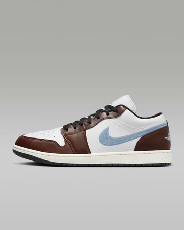Jordan 1 Low Brown Blue Grey Außenseite