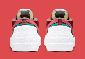 KAWS x Sacai x Nike Blazer Low Red