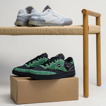 Pleasures x Reebok Club C Pine Green