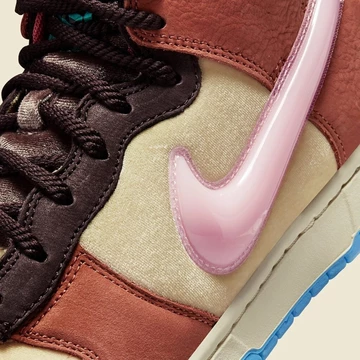 Social Status x Nike Dunk Mid Free Lunch Burnt Brown