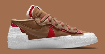 Sacai x Nike Blazer Low British Tan