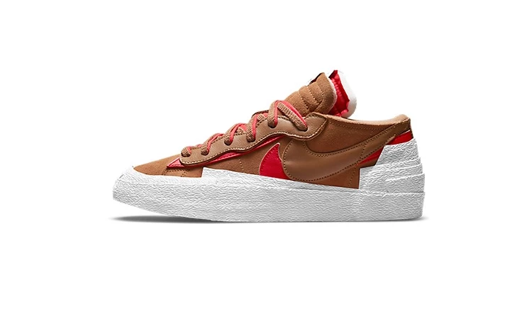 Sacai x Nike Blazer Low British Tan