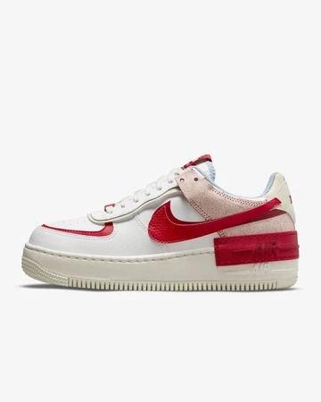 Air Force 1 Shadow White Gym Red