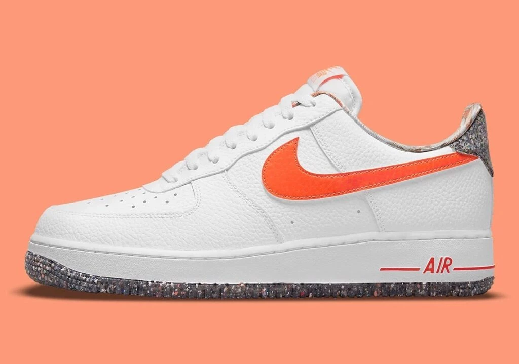 Air Force 1 White Team Orange Grind DM9098 100 Dead Stock