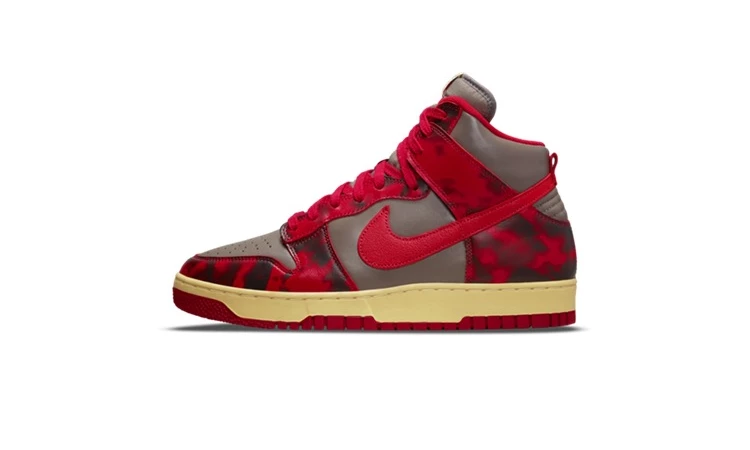 Nike Dunk High Red Acid Wash 1985