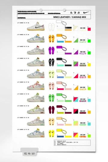 Off White Dunk The 50