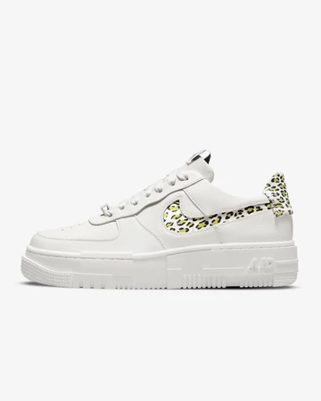 Nike Air Force 1 Pixel Light Lemon Leopard