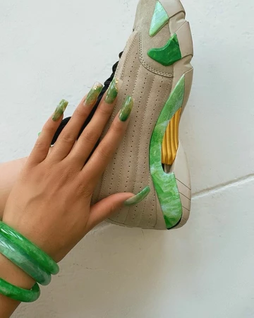 Aleali May x Air Jordan 14 Low Fortune