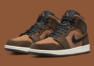Jordan 1 Mid Mocha Brown