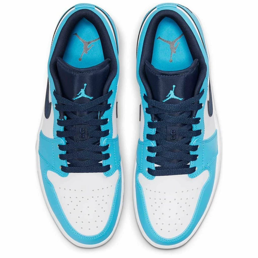 Sb air jordan 1 low dark powder blue/white cheap