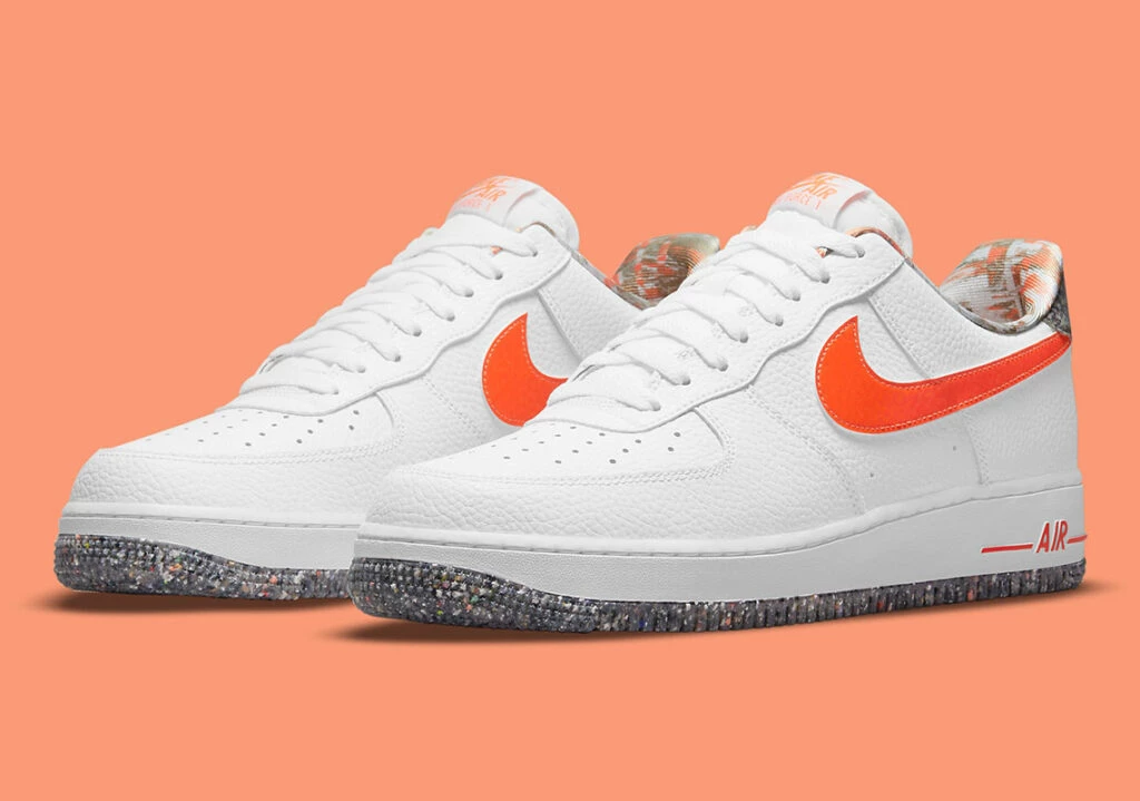 Air Force 1 White Team Orange Grind DM9098 100 Dead Stock