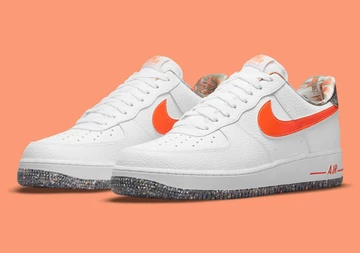 Air Force 1 White Team Orange Grind
