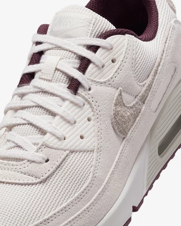 Air Max 90 Burgundy Sail Detail Mittelfußbereich