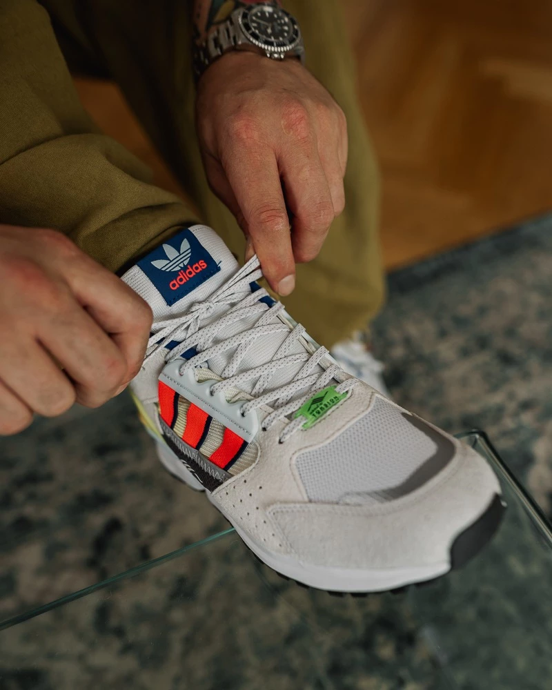 adidas ZX 10000 Gray One - on feet | Dead Stock