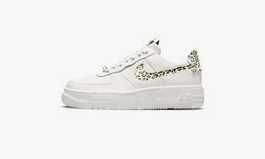 Nike Air Force 1 Pixel Light Lemon Leopard