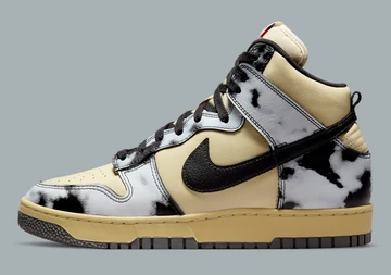 Nike Dunk High Black Acid Wash 1985