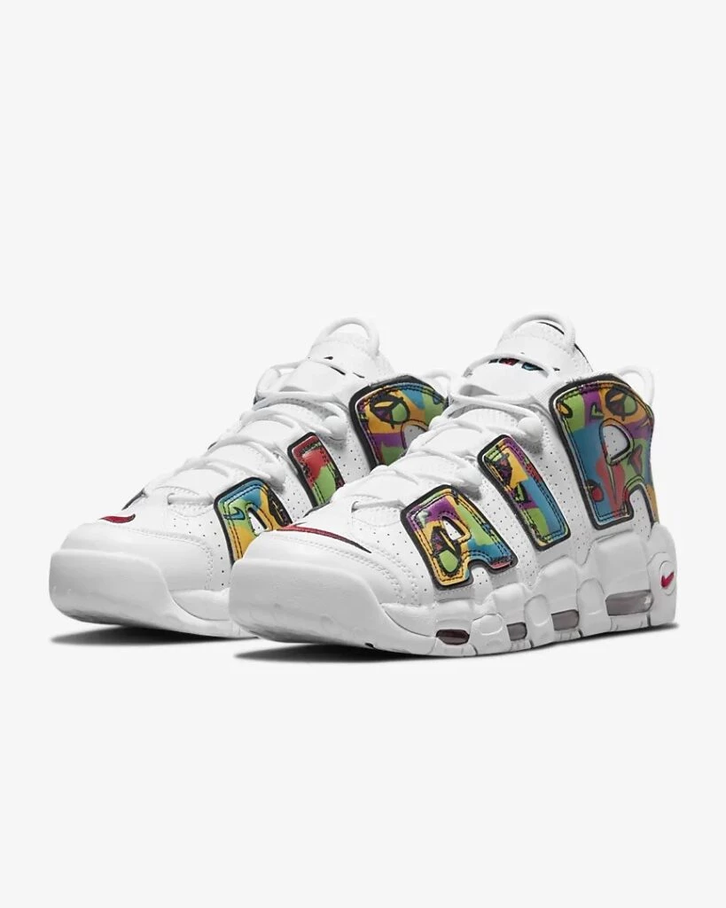 Nike Air More Uptempo 96 Peace Love Swoosh DM8150-100 Dead Stock