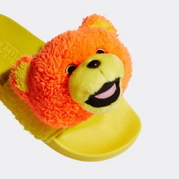 Jeremy Scott x adidas adilette Teddy