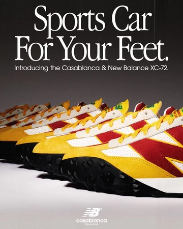 Casablanca x New Balance XC-72 Yellow Red