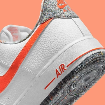 Air Force 1 White Team Orange Grind