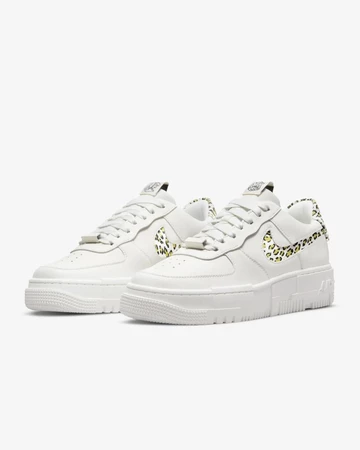 Nike Air Force 1 Pixel Light Lemon Leopard