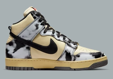 Nike Dunk High Black Acid Wash 1985