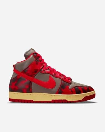 Nike Dunk High Red Acid Wash 1985
