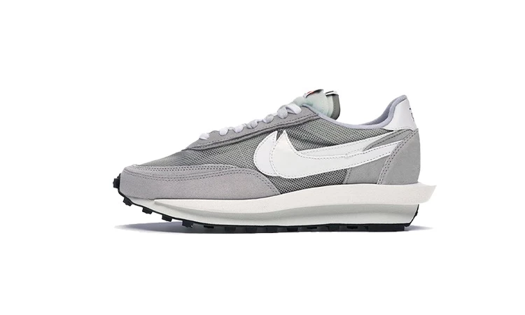 Fragment x Sacai x Nike Waffle Wolf Grey DH2684 001 Dead Stock