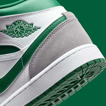 Jordan 1 Mid Green Grey