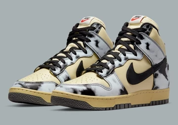 Nike Dunk High Black Acid Wash 1985