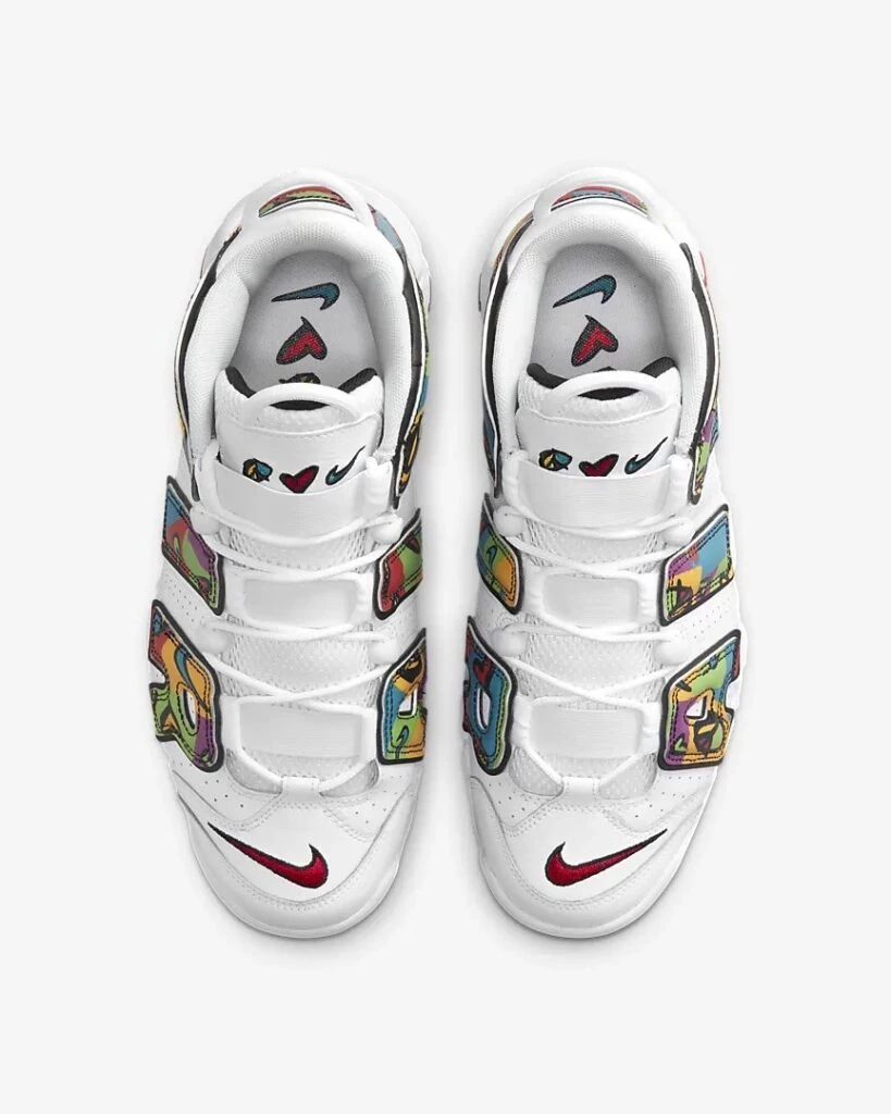 Nike Air More Uptempo 96 Peace Love Swoosh DM8150-100 Dead Stock