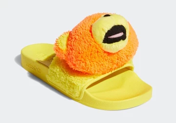 Jeremy Scott x adidas adilette Teddy