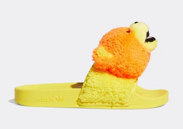 Jeremy Scott x adidas adilette Teddy