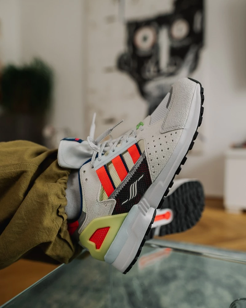 adidas ZX 10000 Gray One on feet Dead Stock