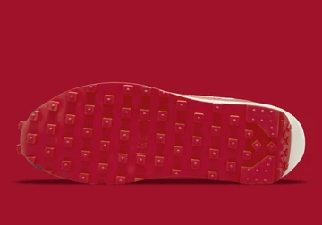 Undercover x Sacai x Nike Waffle Midnight Spruce and University Red