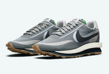 CLOT x Sacai x Nike LD Waffle Cool Grey