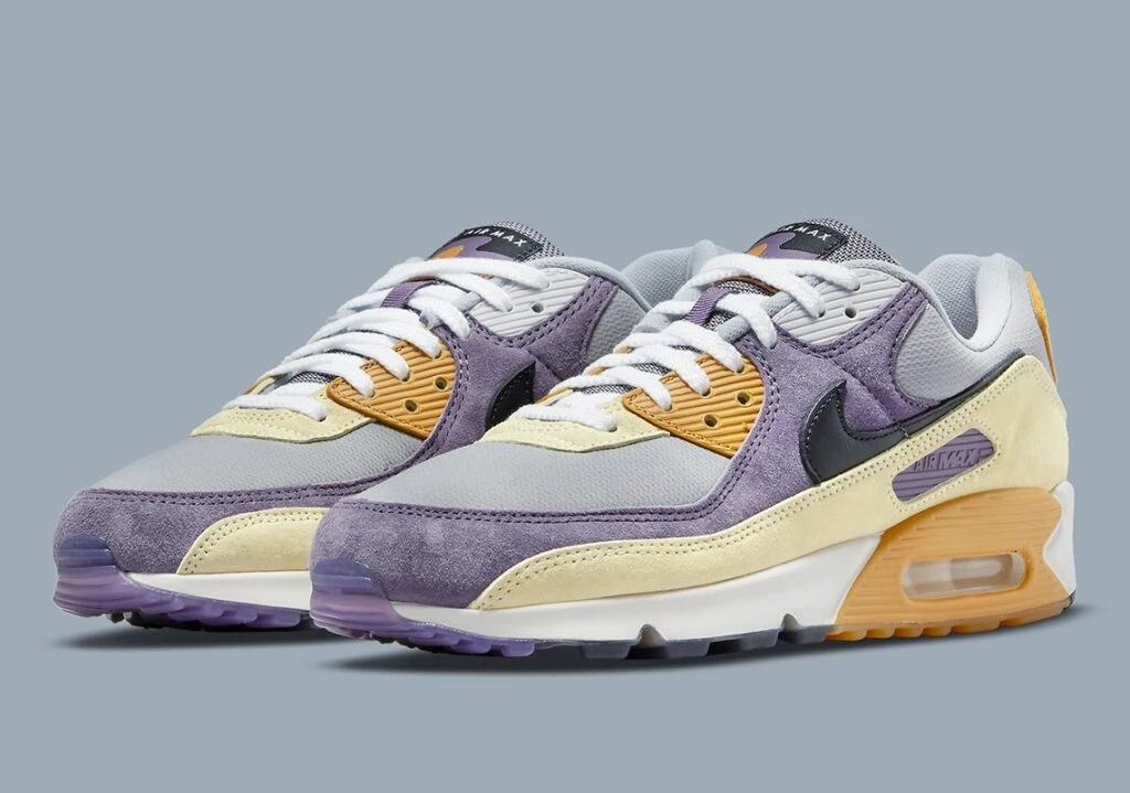 Nike air max 90 purple and green best sale