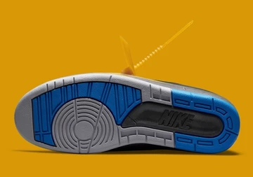 Off White x Nike Air Jordan 2 Black Blue