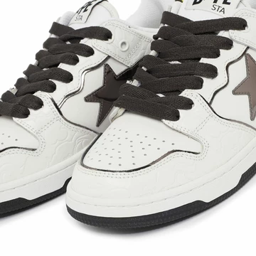 A Bathing Ape Bape Sk8 Sta White Silver