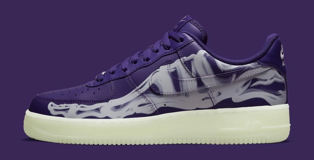 Air Force 1 Purple Skeleton CU8067-500 | Dead Stock