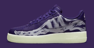 Air Force 1 Purple Skeleton